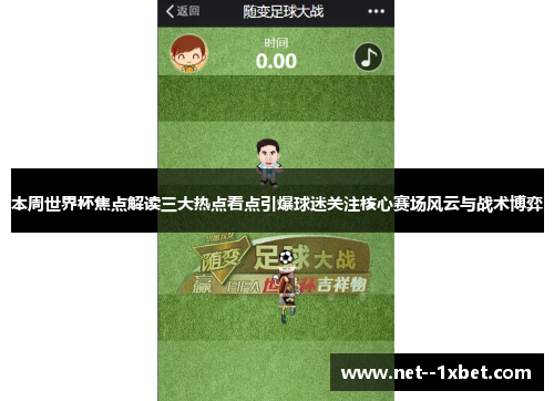 本周世界杯焦点解读三大热点看点引爆球迷关注核心赛场风云与战术博弈